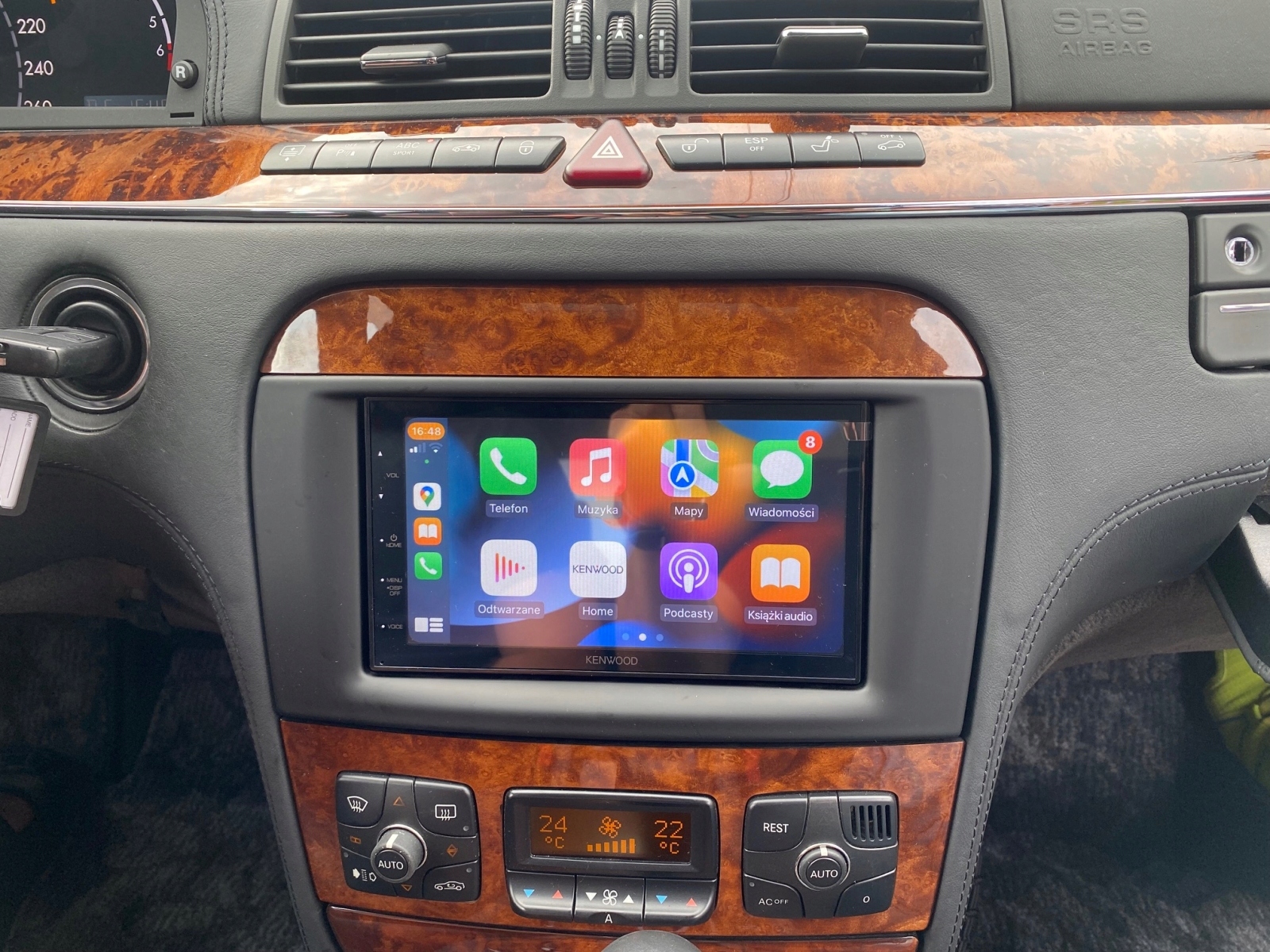 Ramka radiowa 2 DIN Mercedes CL-class/S-class 1998 - 2006 Marka ACV