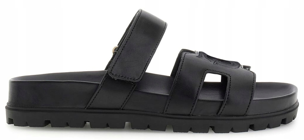 Pohodlné Nazouváky Černé Hermesy Ženské Hermesky Módní Guess 37