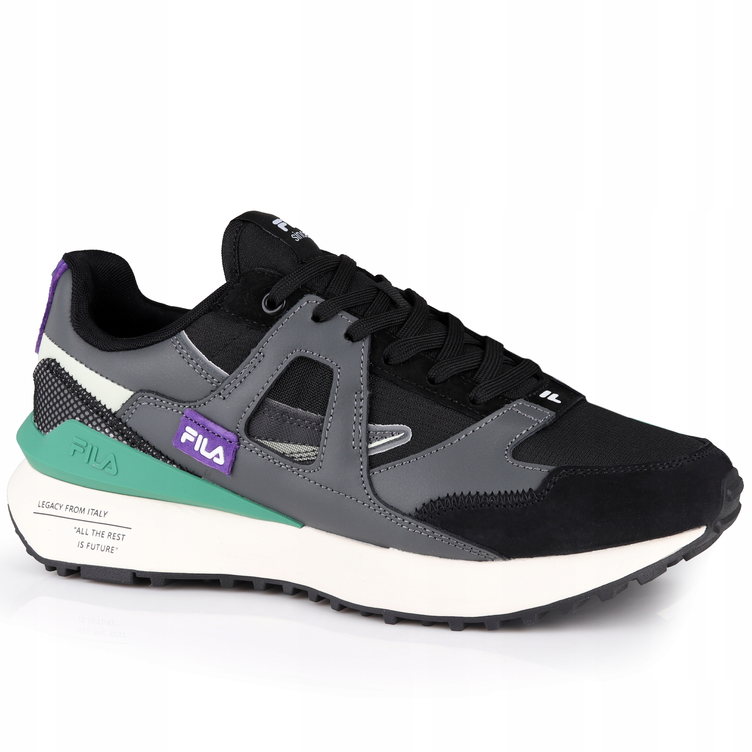 Buty sneakersy męskie Fila CONTEMPO BLACK VERDANT GREEN Rozmiar 42