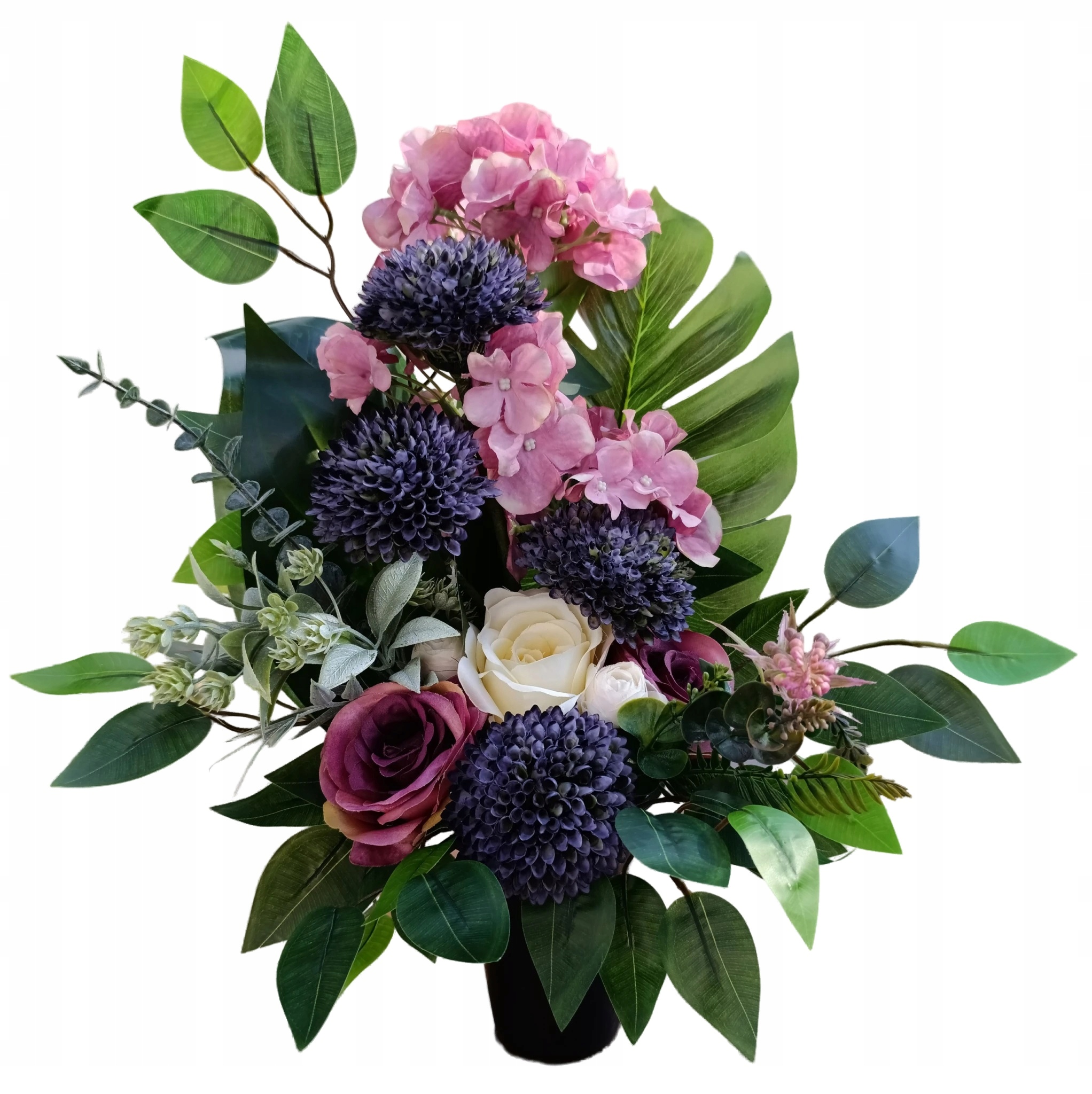 Kytice Vložka Do Vázy Dekorace Na Hřbitov Hrob Umělé Květiny Premium!