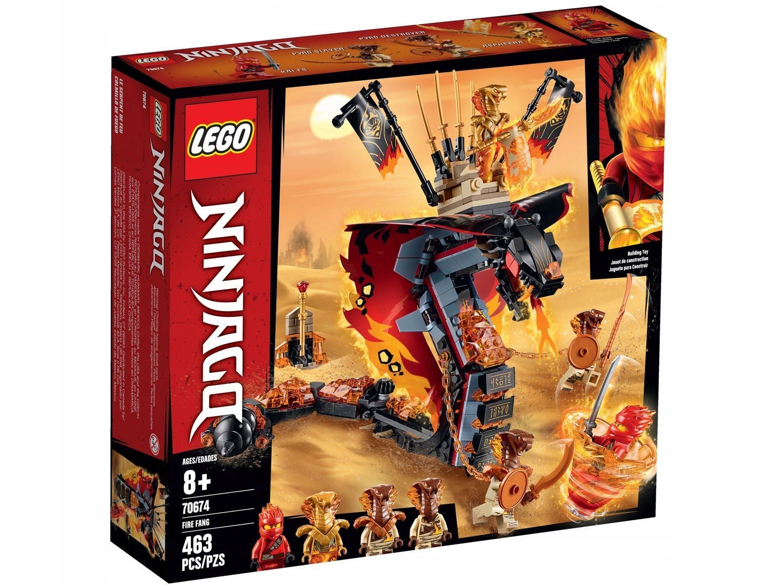 Lego Ninjago 70674 Ohnivý klíček Nové