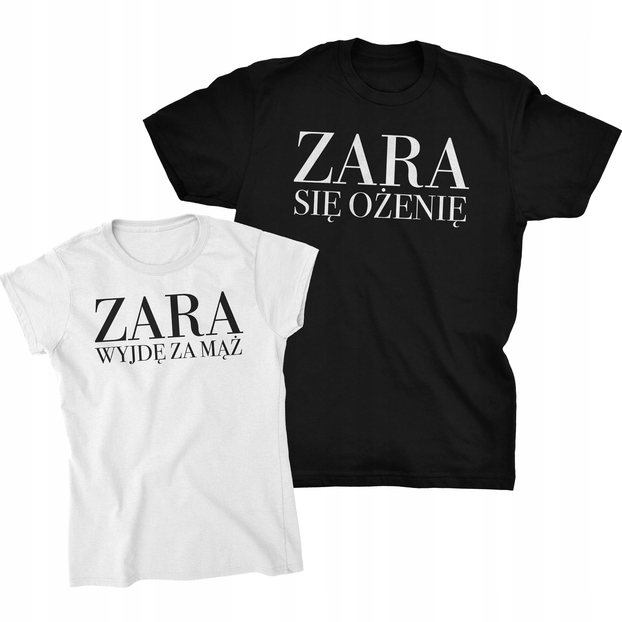

Koszulki Dla Par Zara Się Ożenię Wyjdę Za Mąż