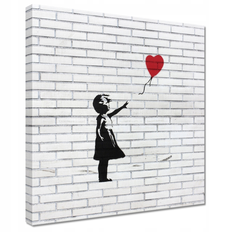 

Obrazy 30x30 Banksy Dziewczynka Balon