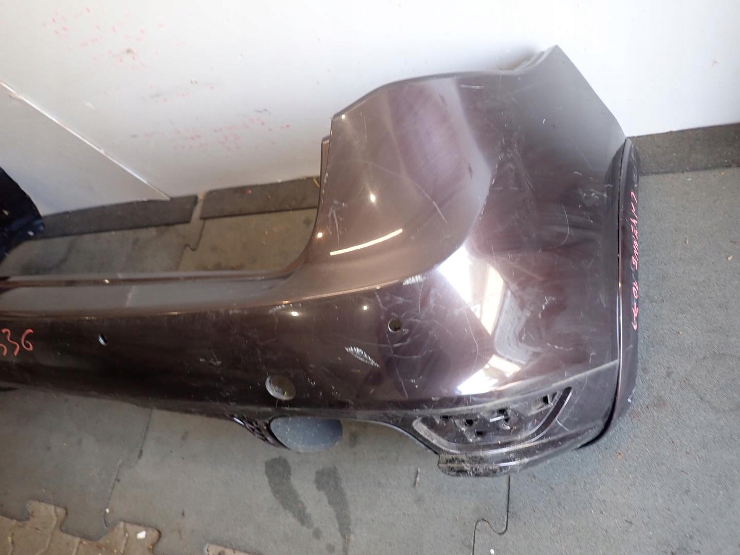 bumper rear part rear PORSCHE CAYENNE II 2010-2014 7P5807421