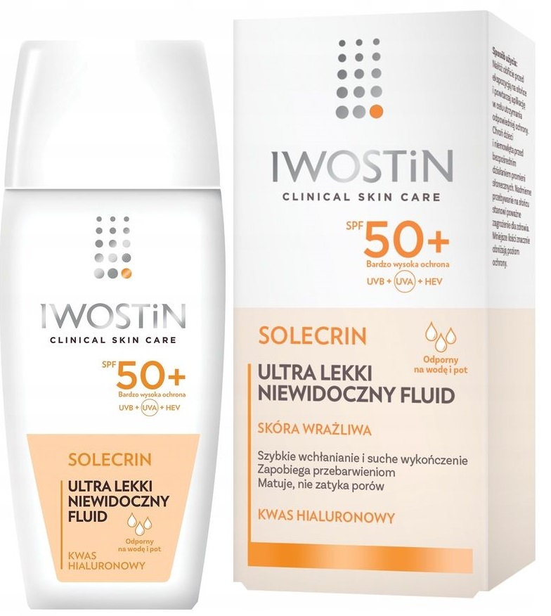 

Iwostin Solecrin lekki niewiodoczny fluid SPF50+