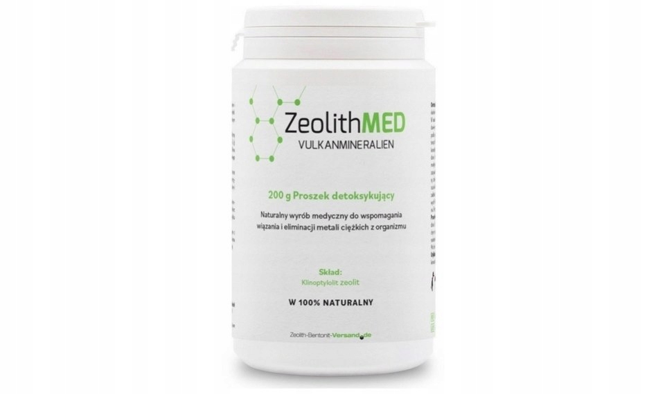 Zeolithmed Zeolit Medyczny Naturalny Zeolit Klinoptylolit Detox (200 g)