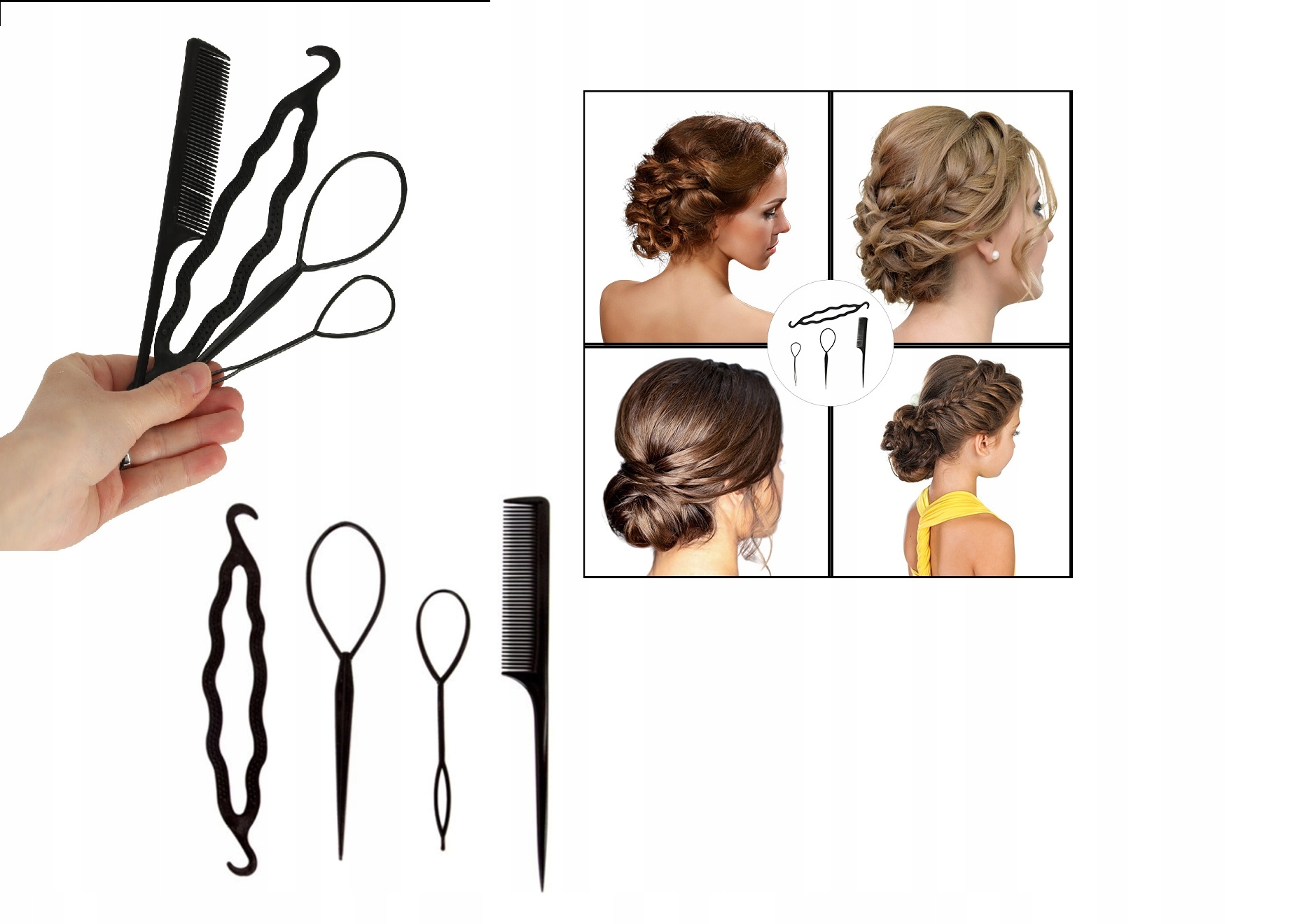 Zrób KOKA Jak ŁADNIE UPIĄC WŁOSY Twister Pętelki Stwórz Piękne fryzury