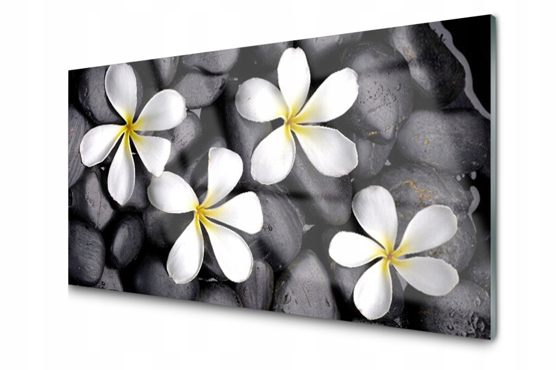 

Panel szklany dekor Kwiaty Roślina 140x70 + Klej