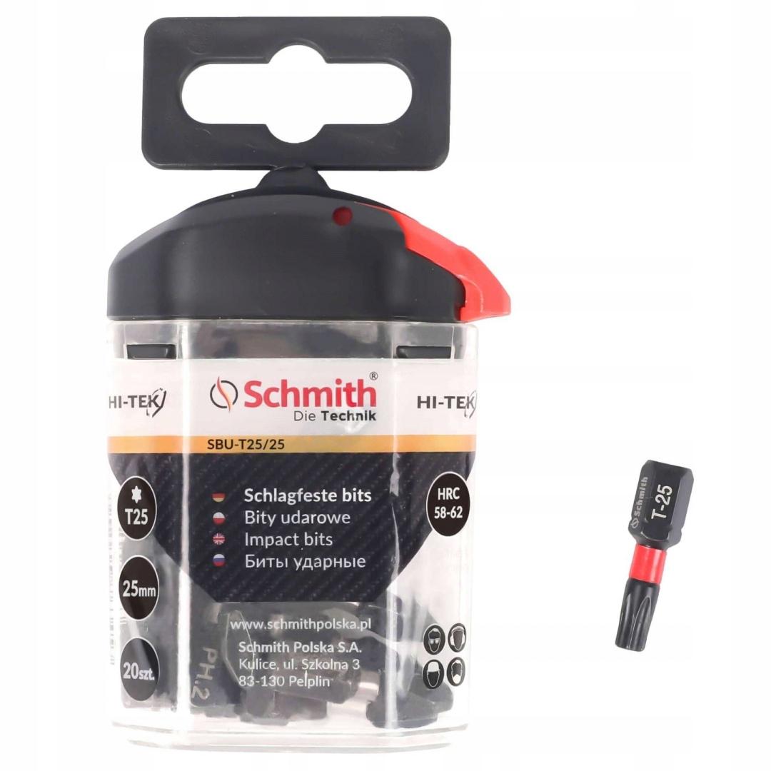 

Bit udarowy T25/25 mm Schmith