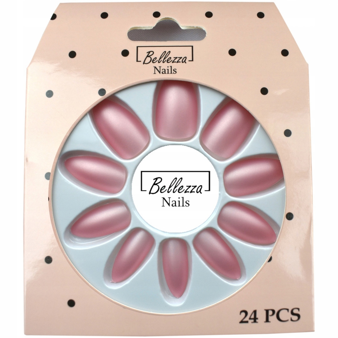 

Tipsy Paznokcie Sztuczne Matowe -24szt. ZS16