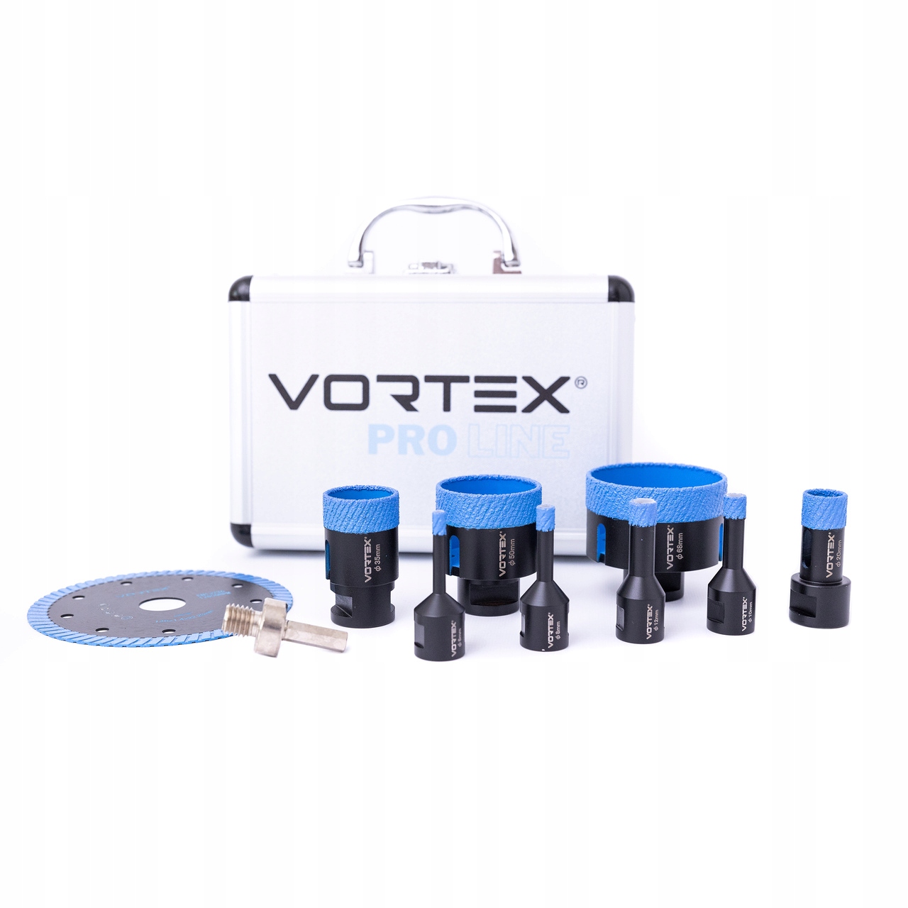 Diamantové Vrtáky Do Glazury, Sada Děrovek, Korunky, Diamantové, Gresové, M14