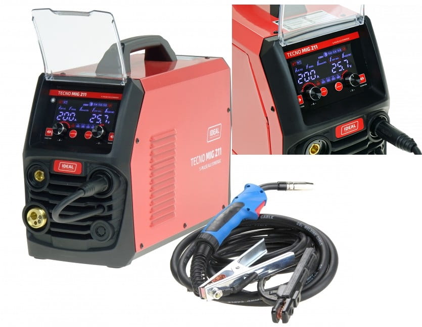 P&Oacute;ŁAUTOMAT IDEAL TECNO MIG 211 S-PULSE z pulsem pod aluminium