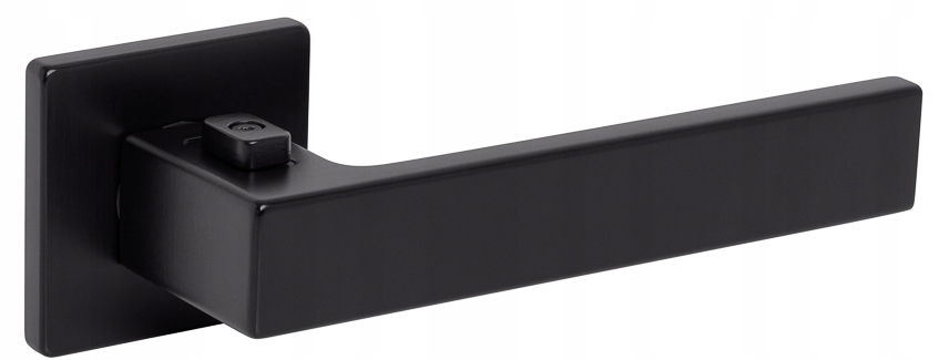 Kľučka Tupai 4275 5SQ-153 Privé, pravá, čierna s tlačidlom na rukoväti