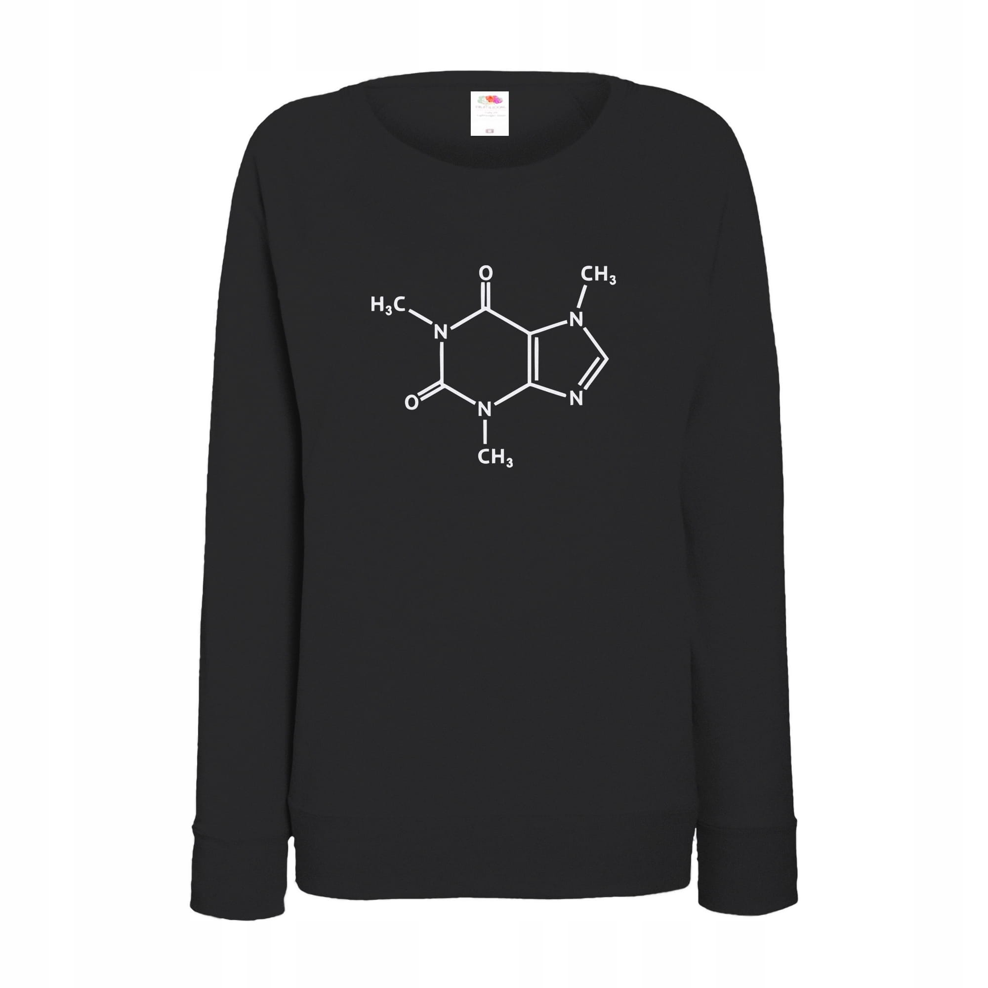 

Kofeina kawa wzór chemia bluza damska