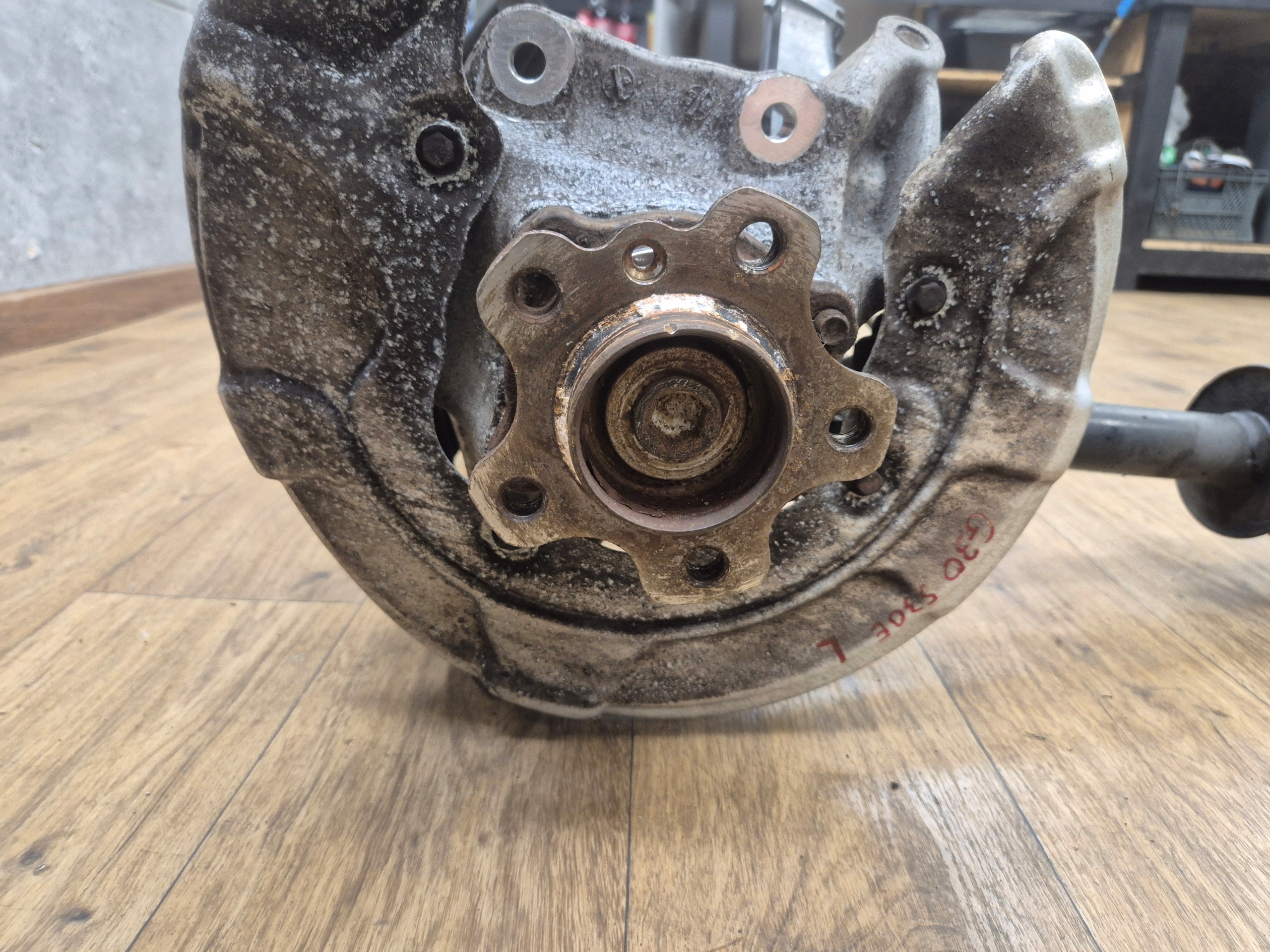 BMW 5 G30 530e swing left rear part rear complete sususpension B48 HYBRYDA