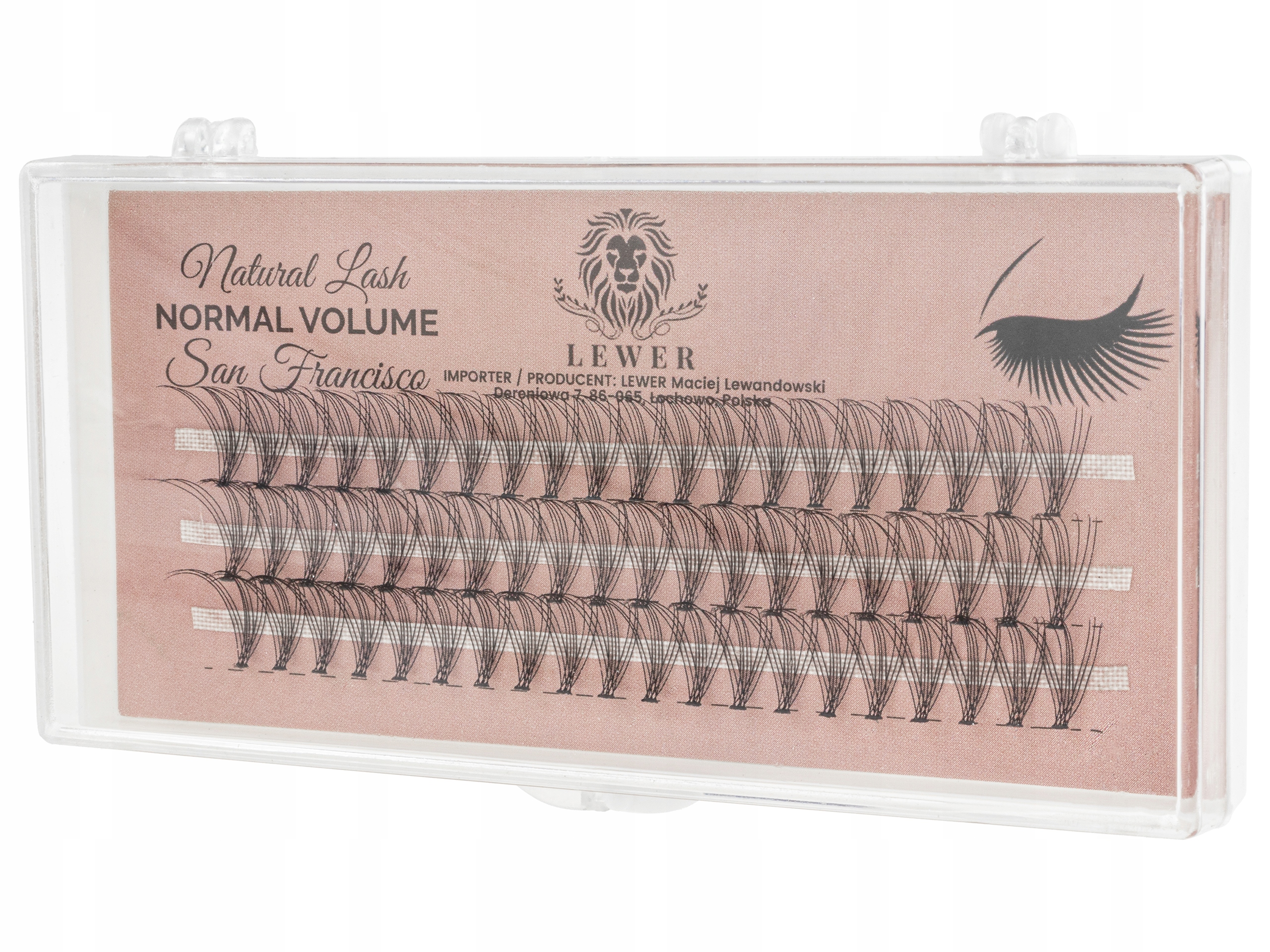 KĘPKI RZĘSY EYELASH San Francisco Normal VOLUME 9mm NATURALNE JEDWABNE EAN (GTIN) 5905935875356