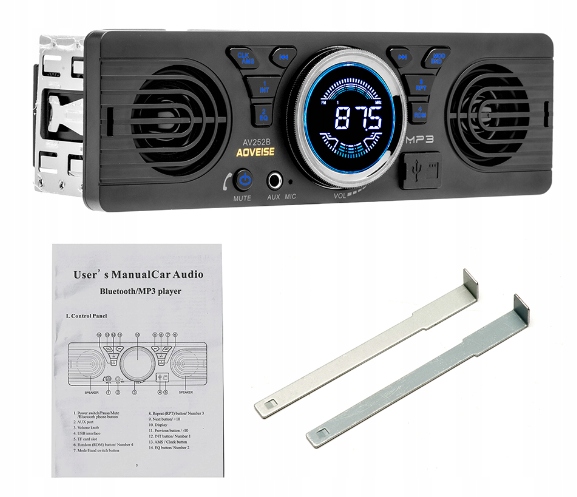 RADIO SAMOCHODOWE USB BT KOPARKA TRAKTOR GŁOŚNIKI Kod producenta AV252