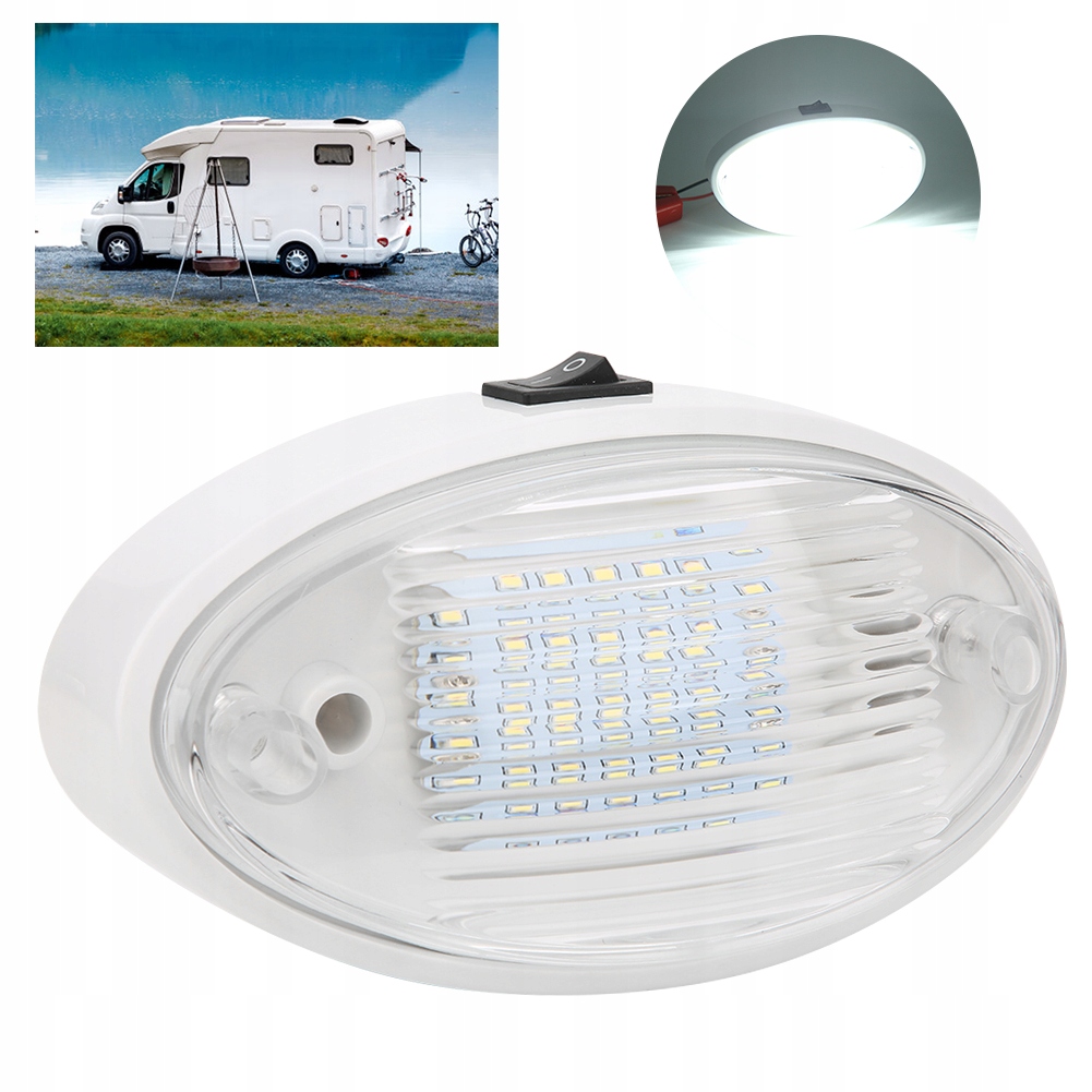 LAMPA SUFITOWA LED 12V 400LM O WYSOKIEJ JASNOŚCI Stan opakowania oryginalne