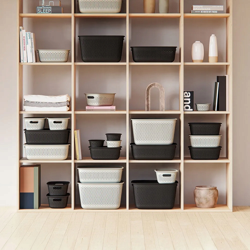 Organizer 17l plastikowy 39×29×22 cm - koszyk na akcesoria ubrania