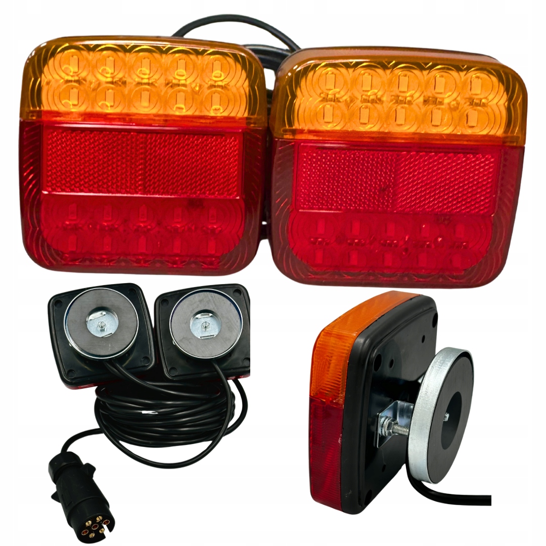 Sada světel pro Led přívěsné lampy 12V 24V magnet Zadní Lampy 7,5 m