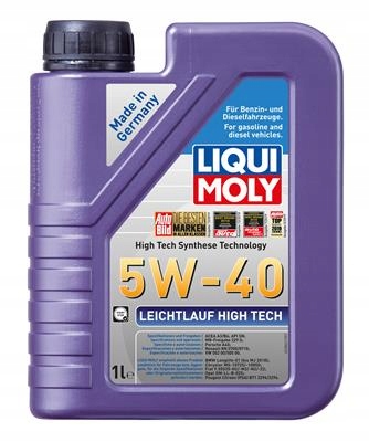 Olej Syntetyk Liqui Moly Leich High Tech 5W40 1L