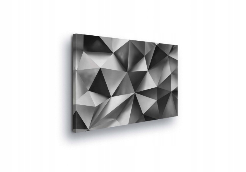 Obraz 80x60 Geometrie 3D abstrakce minimalismus moderní monochromatický