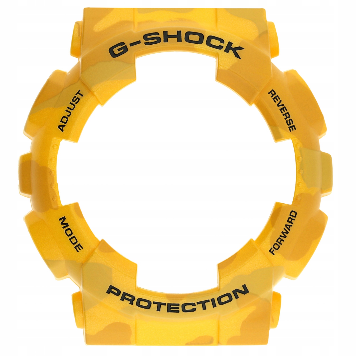 Bezel na hodinky krytka pouzdra Casio 10482113 žlutá