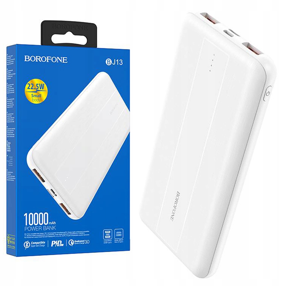 

Powerbank Borofone Pd QC3 do Galaxy A22 A30 A30s