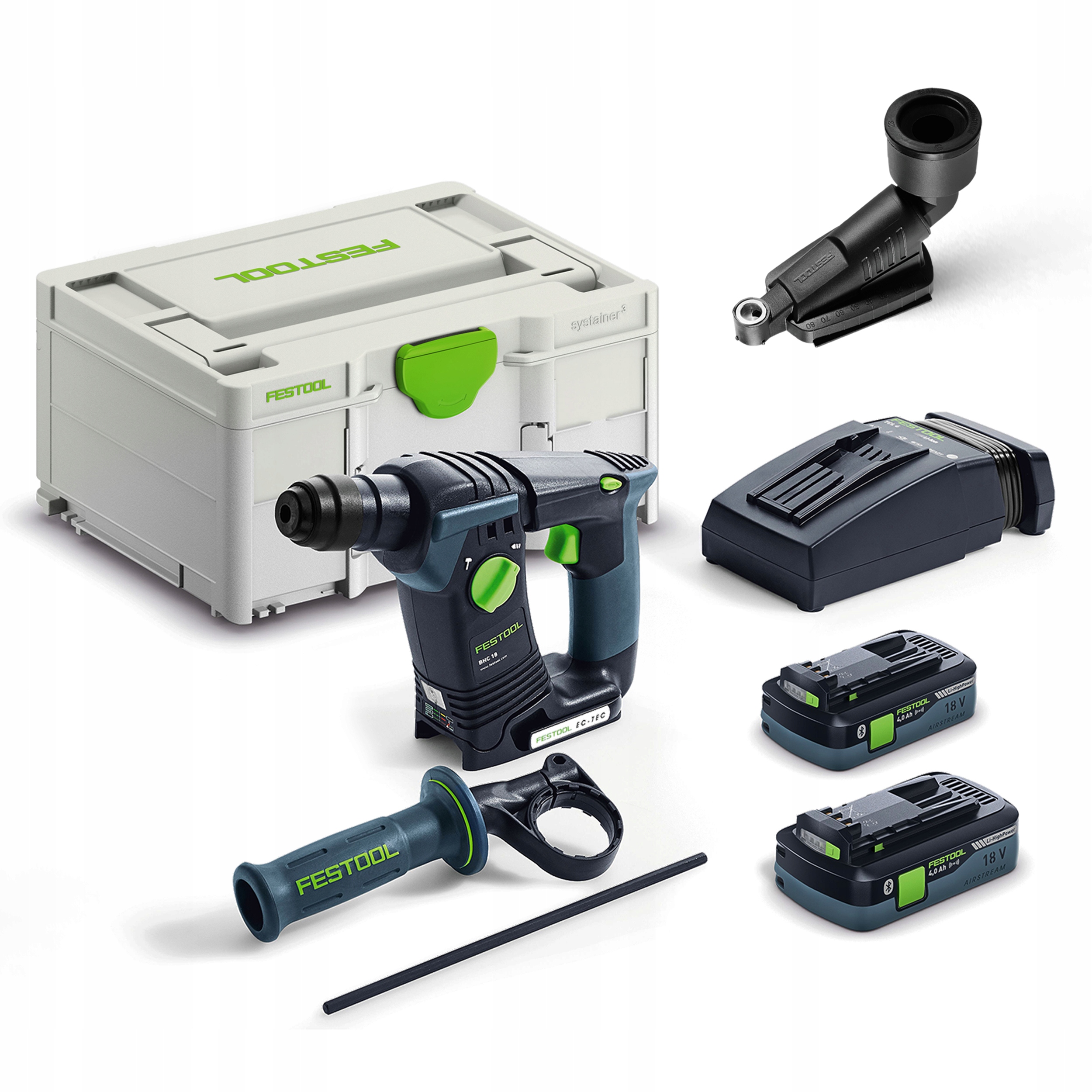 Festool Młotowiertarka Akumulatorowa Udarowa Bhc 18 Hpc 4,0 I-Plus Dysza