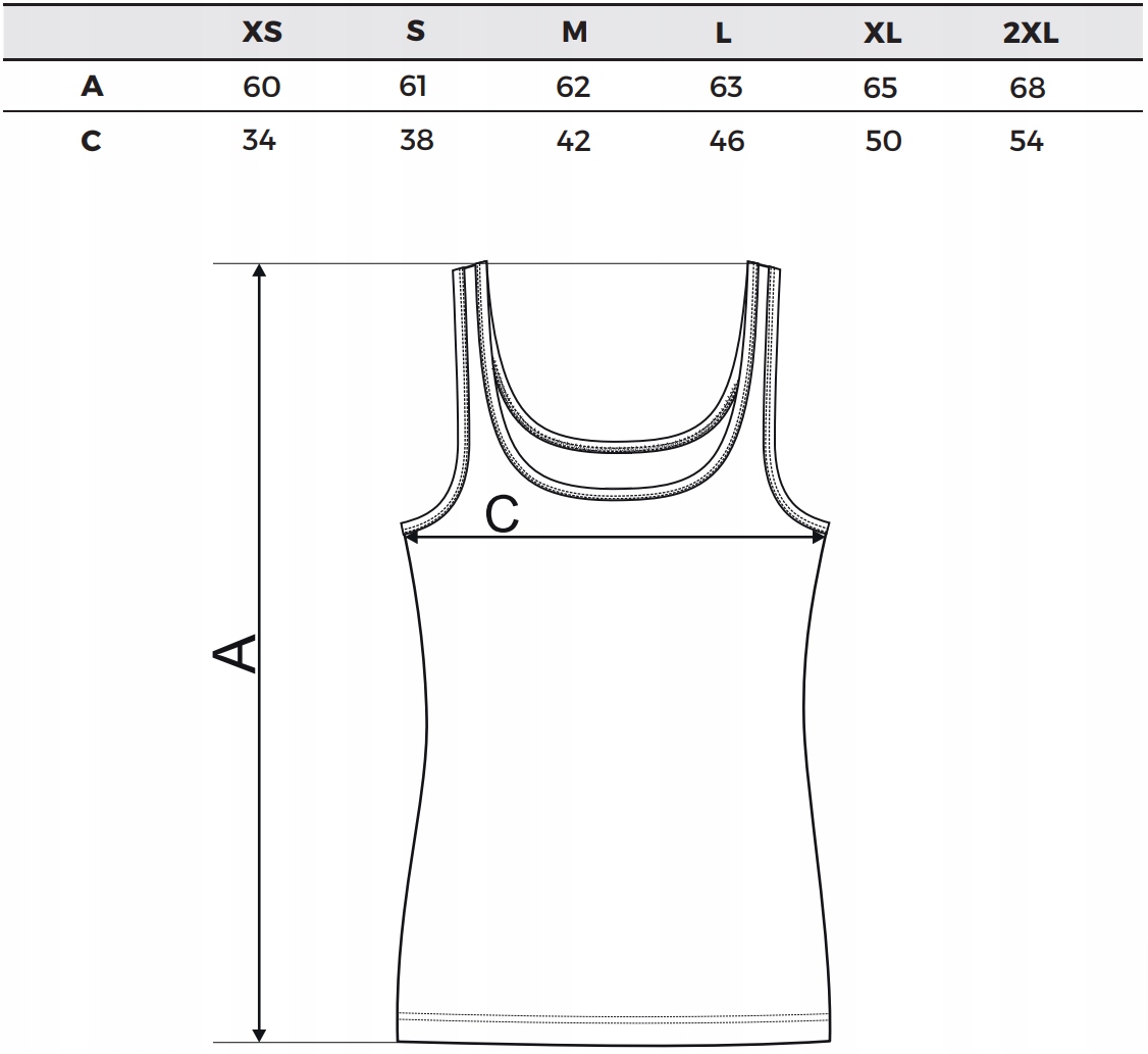 MALFINI TRIUMPH 136 koszulka damska bokserka XXL Wzór dominujący bez wzoru