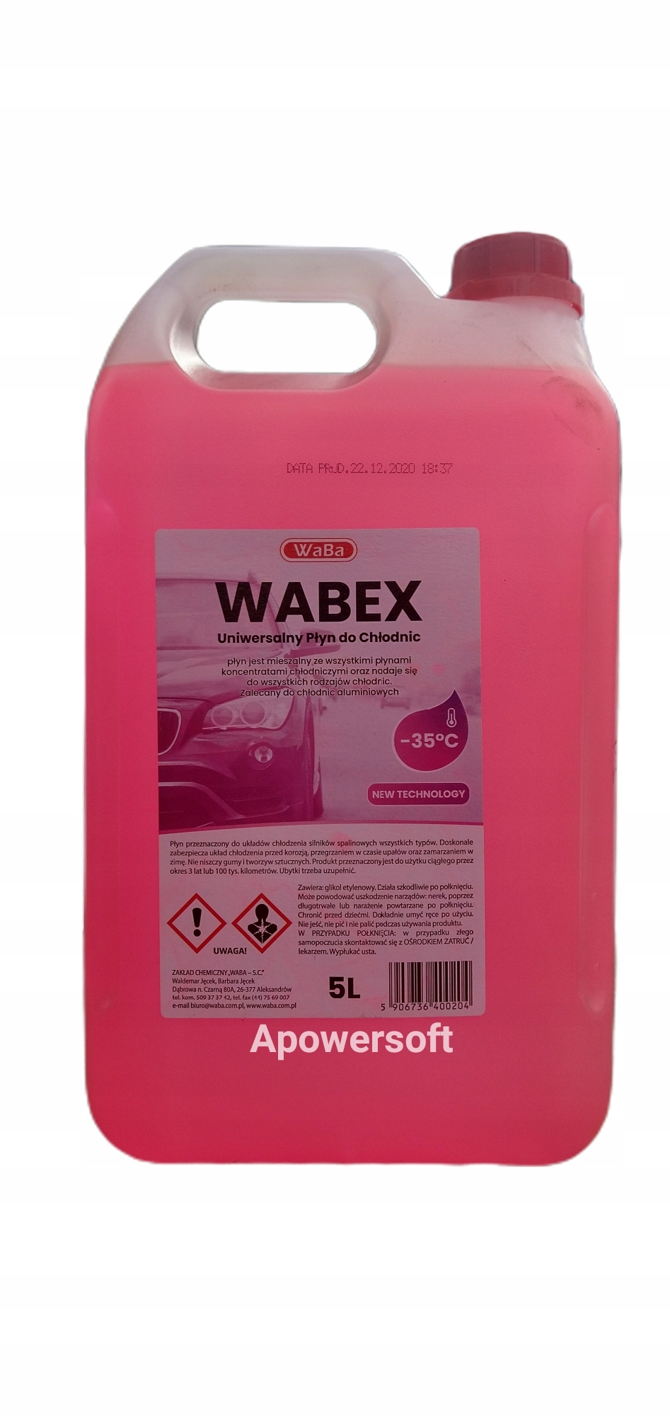 

Płyn do chłodnic 5l G11 Wabex