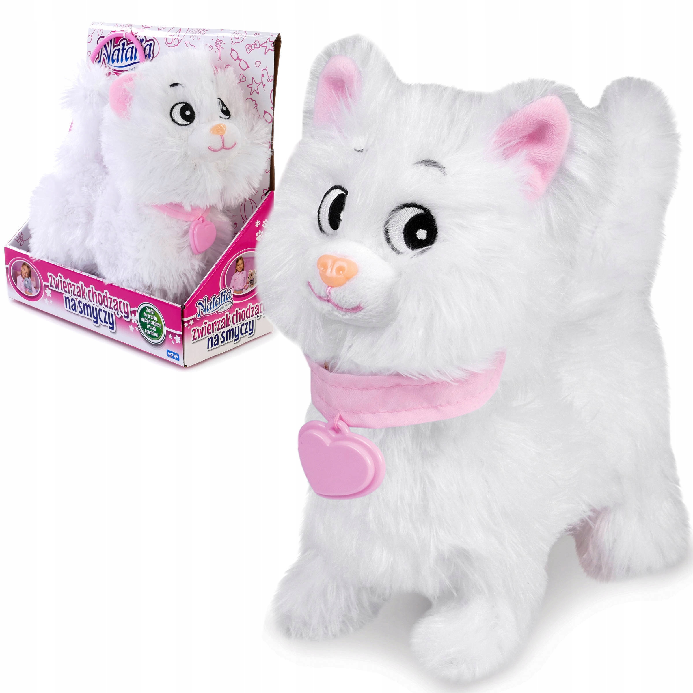 

Interaktywny Kotek Chodzący Na Smyczy Kot Natalia