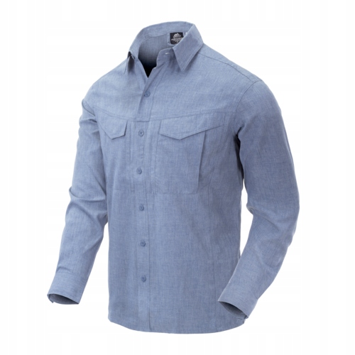Helikon Košile Defender Mk2 Gentleman Melange Light Blue vel. Xs