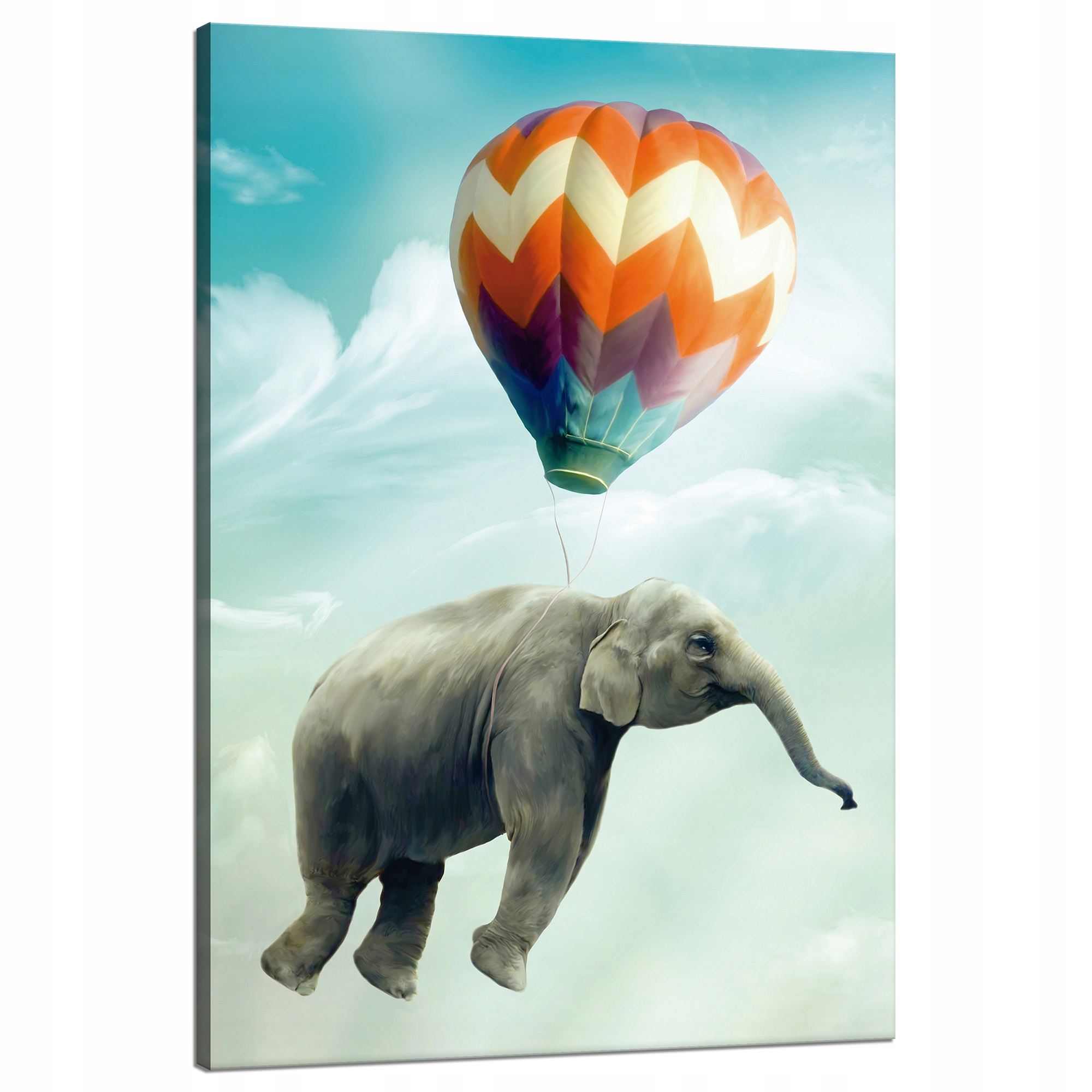 Obraz na plátně Abstrakce Létající slon Umění 80x120 cm