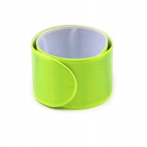 SAMOZACISKOWA OPASKA ODBLASKOWA OSTRZEGAWCZA NA RĘKĘ ROWER OCHRONNA 40CM Stan opakowania oryginalne