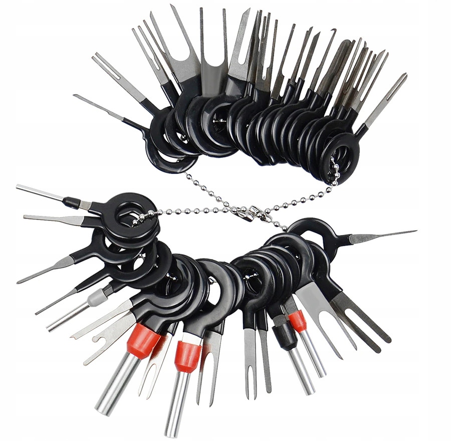 KLUCZE WYJMAKI DO DEMONTAŻU PINÓW ZESTAW 38el. Marka Falon-Tech