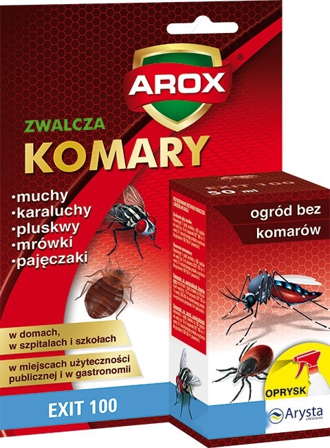 

Oprysk Na Komary Muchy Pluskwy Exit 100 Arox 10ml