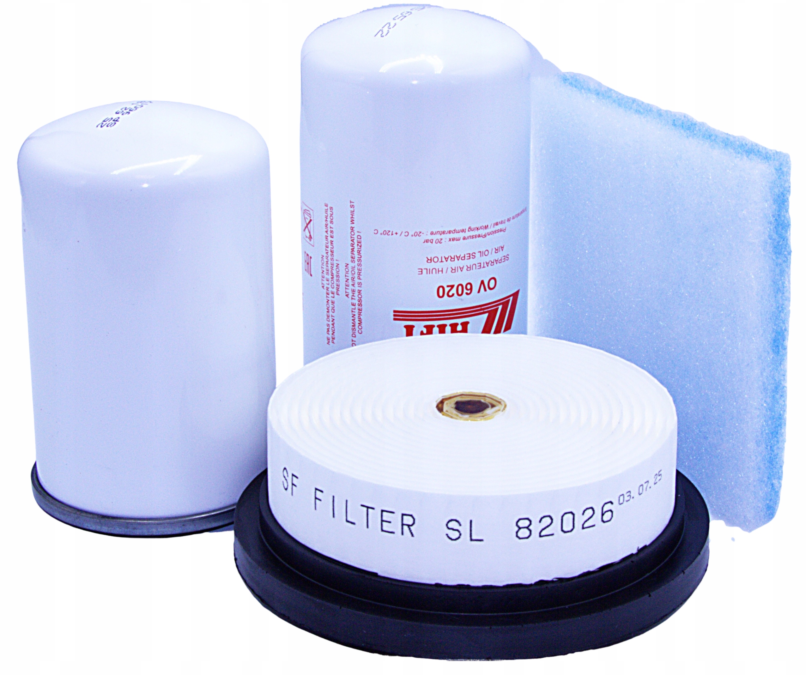 Filtry Kaeser SX8, SX6, SX4, SX3 – vzduch, hydraulické, odlučovač oleje