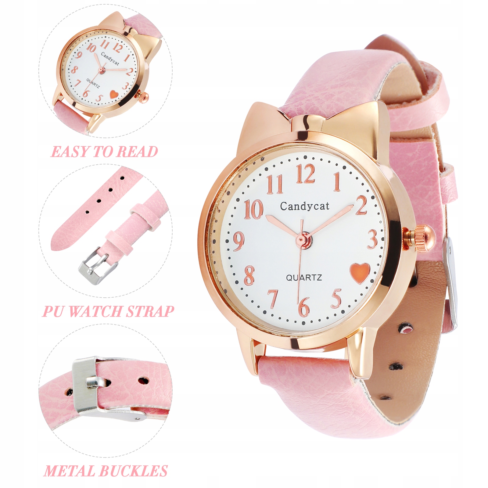 1pc Luminous Zegarki dla dziewczynek Rodzaj brak informacji