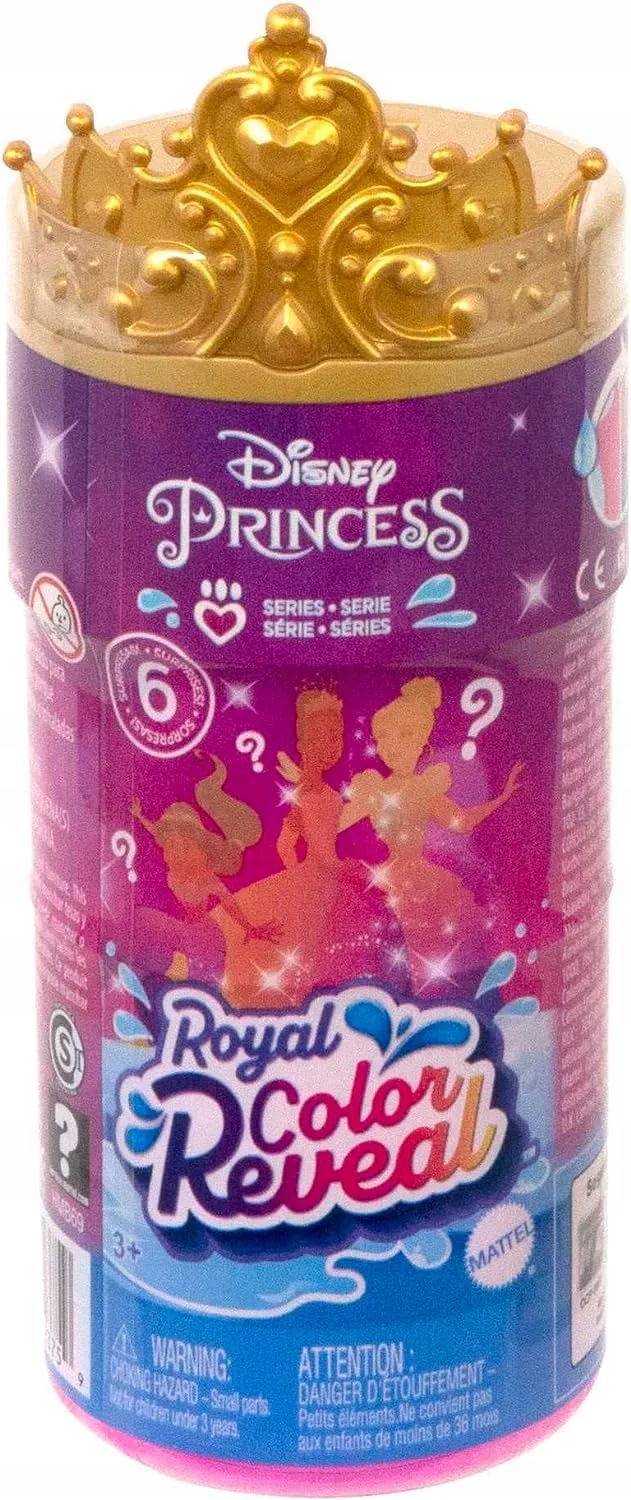 Lalka Disney Princess Księżniczka Color Reveal Seria 1 HMB69 Mattel EAN (GTIN) 194735123759