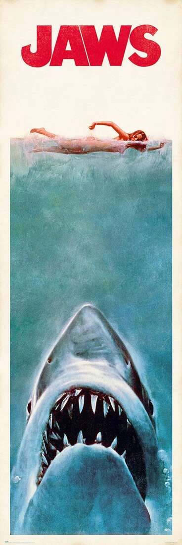 Szczęki Steven Spielberg plakat 53x158 cm