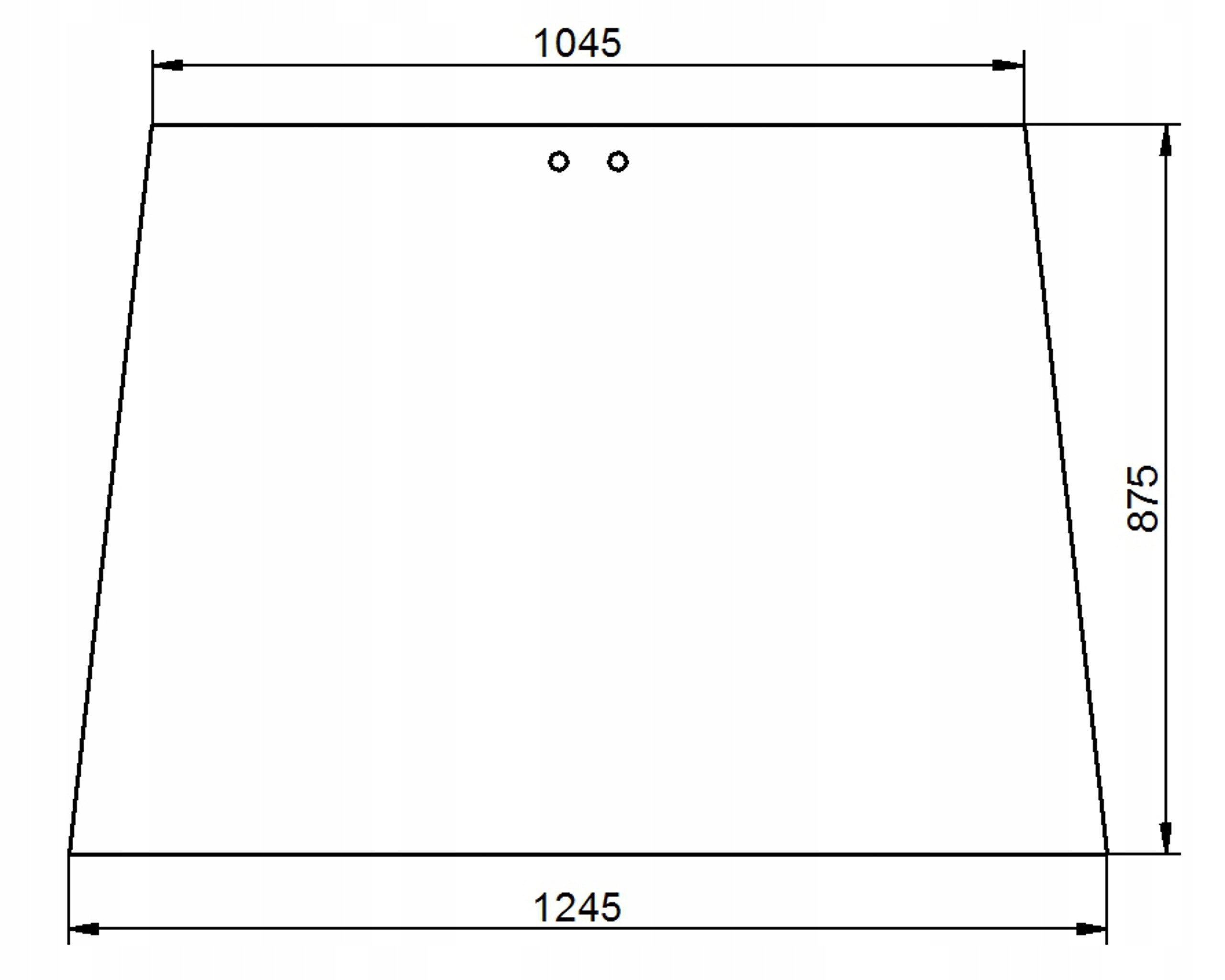 sklo Case 3210 3220 3230 4240 kabina Lp přední