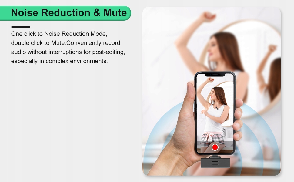 BEZPRZEWODOWY 2X MIKROFON PRO KRAWATOWY DLA TYPE-C Rodzaj dynamiczny