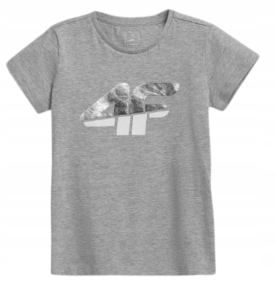 

T-shirt dziecięcy 4F JTSD006B bawełniany 146.