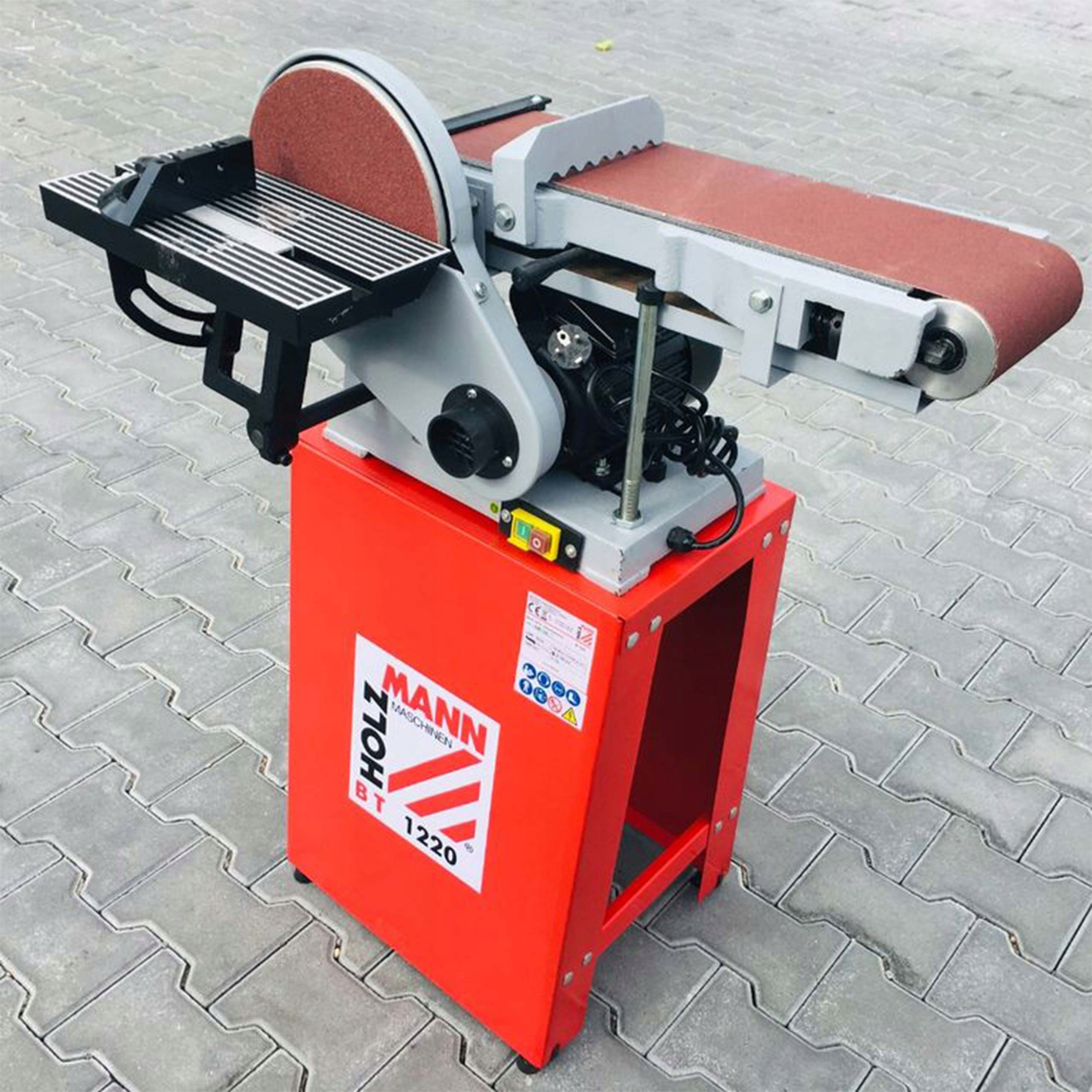 SZLIFIERKA TALERZOWA TAŚMOWA HOLZMANN BT1220 230V Kod producenta BT1220_230V