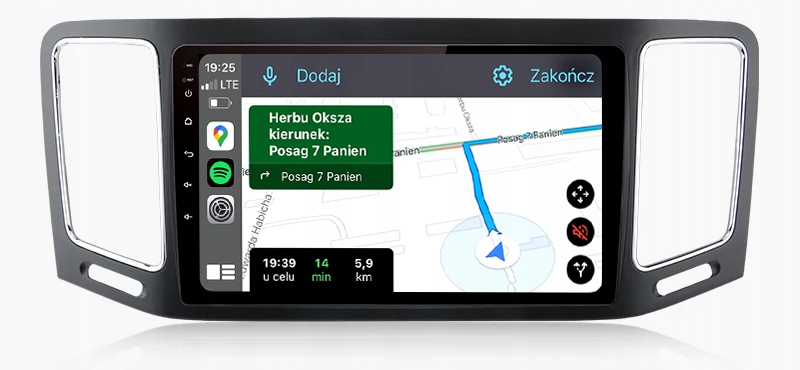 Vw Sharan Seat Alhambra Android Carplay Nawigacja Radio 8GB/128GB Dsp