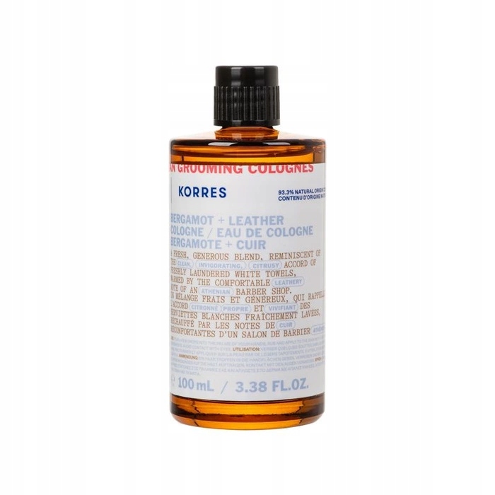 Korres Achillea Men woda kolońska Bergamot Leather Cologne, 100 ml
