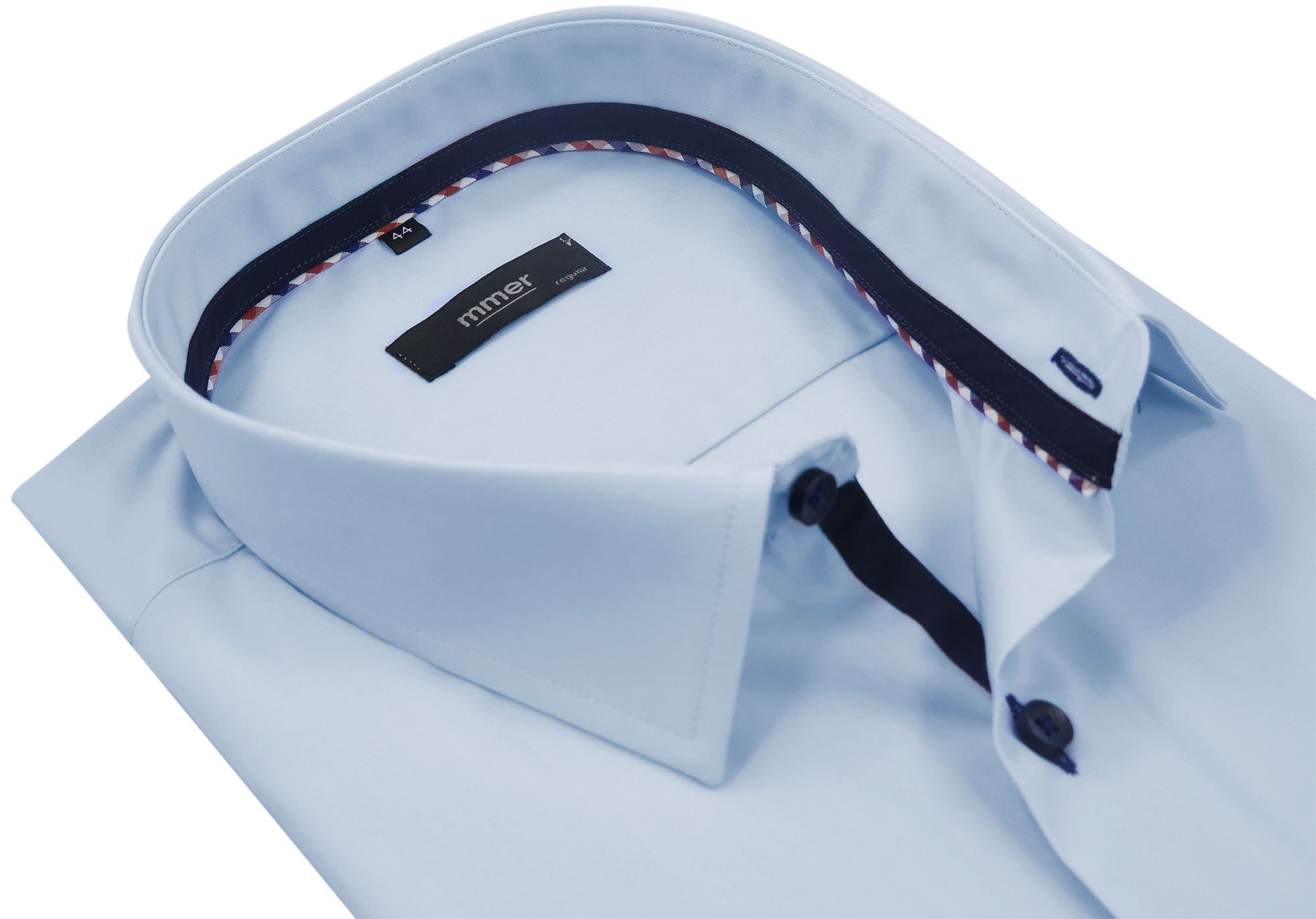 

Błękitna koszula z krótkim rękawem 921 40-Slim