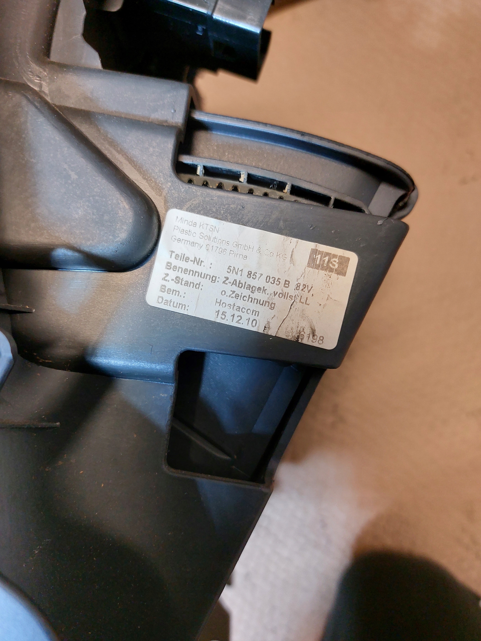 CASSETTO PORTAOGGETTI passeggeri VW TIGUAN e