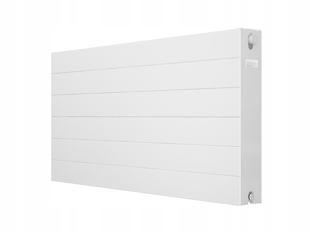 Stalowy Grzejnik Panelowy Design Poziomy TYP-22 600x1200, Z. DOLNE PRAWE (V)